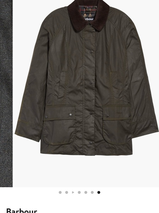 Barbour Jackets & Blazers - Barbour Women's Olive Beadnell Waxed Cotton Jacket Size 6 Like New